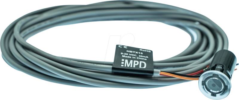 MPD HBTX15 - Lichtschranke IR Sender, 15m, 10-30 VDC von MEMORY PROTECTION DEVICES