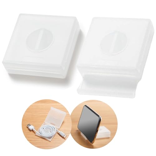 MENBLY MU-JI Kabel-Organizer aus Polypropylen, 2 Stück, kompaktes Kabelmanagement mit integriertem Ständer, durchscheinendes, langlebiges Material, idealer Kabelhalter, Draht-Organizer, tragbar für MENBLY MU-JI Kabel-Organizer aus Polypropylen, 2 Stück, kompaktes Kabelmanagement mit integriertem Ständer, durchscheinendes, langlebiges Material, idealer Kabelhalter, Draht-Organizer, tragbar für von MENBLY
