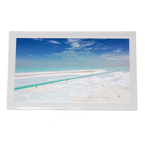 21,5 Zoll Großer Digitaler Fotorahmen, Digitaler Bilderrahmen groß, 1920x1080 Touchscreen Digitaler Bilderrahmen mit App für Bildvideowerbung (EU-Stecker) von MENDUNER