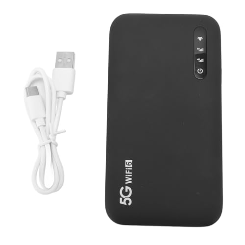 5G Mobiler Hotspot, WiFi 6 Tragbarer Router mit SIM Kartensteckplatz, Hohe Geschwindigkeit 25 Gbit/S, Band 5G Travel Router für Heimreiseunterstützung 16 Gerätekapazität 5G Mobiler Hotspot, WiFi 6 Tragbarer Router mit SIM Kartensteckplatz, Hohe Geschwindigkeit 25 Gbit/S, Band 5G Travel Router für Heimreiseunterstützung 16 Gerätekapazität von MENDUNER