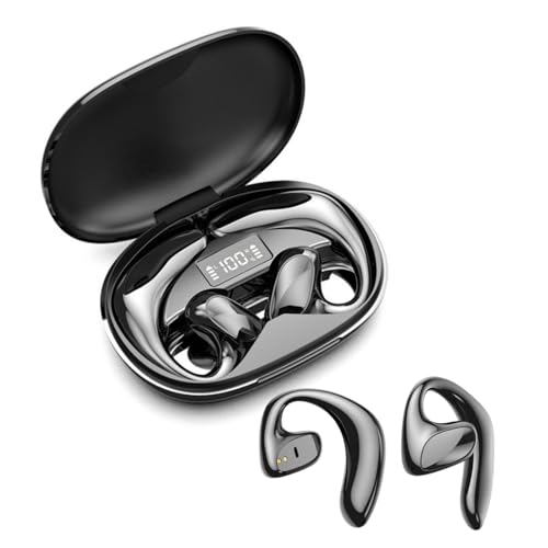M8 Smart Voice Translator Earbuds, Offline Ohrhörer Übersetzer, Kabellose Bluetooth Übersetzungs Ohrhörer, Unterstützung von mehr als 140 Sprachen Multicountry für Travel Learning (Schwarz) von MENDUNER