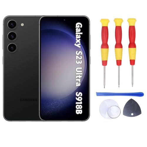 MENDUNER Galaxy S23 Ultra Rahmen, Bildschirmersatz für S23 Ultra EU Version S918B, Internationale Version, Telefondisplay, Touchscreen Digitizer Panel Baugruppe mit Grünem Rahmen, MENDUNERm5pgvt2q61 von MENDUNER