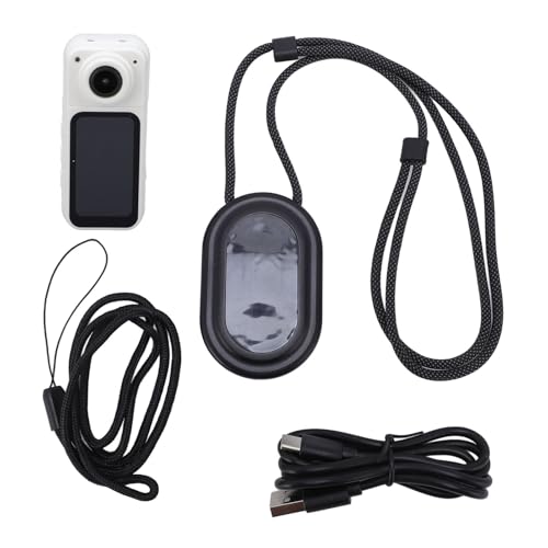 MENDUNER Körpers Kamera 1,47 Zoll HD Bildschirm, Daumenkamera 2,7 Km 180 ° Objektivwinkel, Tragbare Camcorder Mount für Arbeit für die Arbeitssportsportaufnahme (White) von MENDUNER