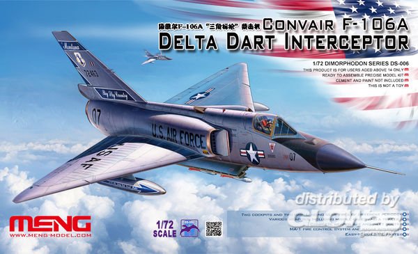 CONVAIR F-106A Delta Dart Interceptor von MENG Models