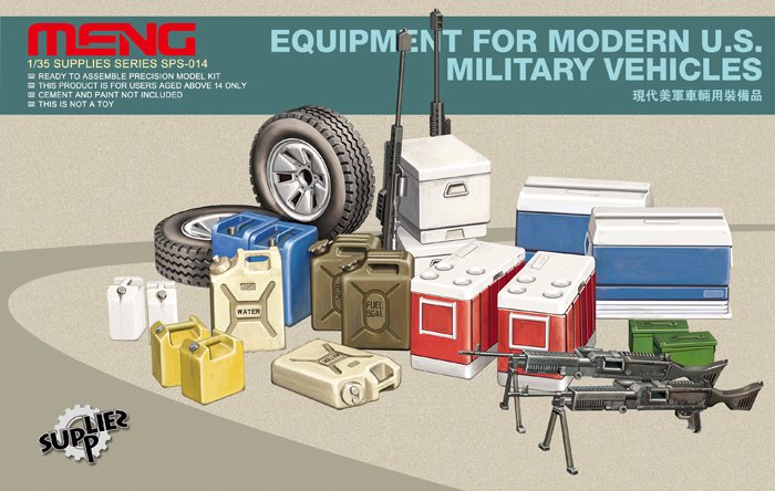 Equipment for modern U.S.Military vehicle von MENG Models