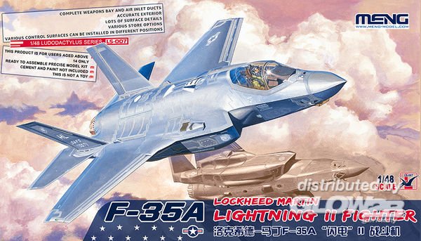 F-35A Lockheed Martin Lightning II Fight von MENG Models