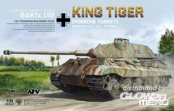 German Heavy Tank Sd.Kfz.182 King Tiger (Porsche Turret) von MENG Models