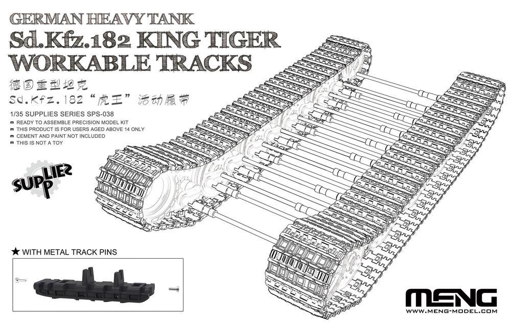German Heavy Tank Sd.Kfz.182 King Tiger Workable Tracks German Heavy Tank Sd.Kfz.182 King Tiger Workable Tracks von MENG Models