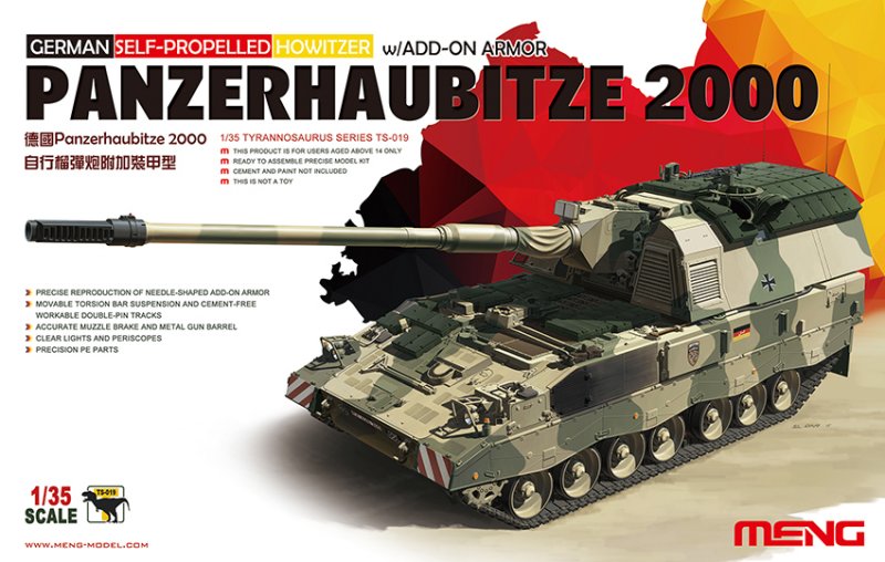 German Panzerhaubitze 2000 Self-Propelled Howitzer von MENG Models