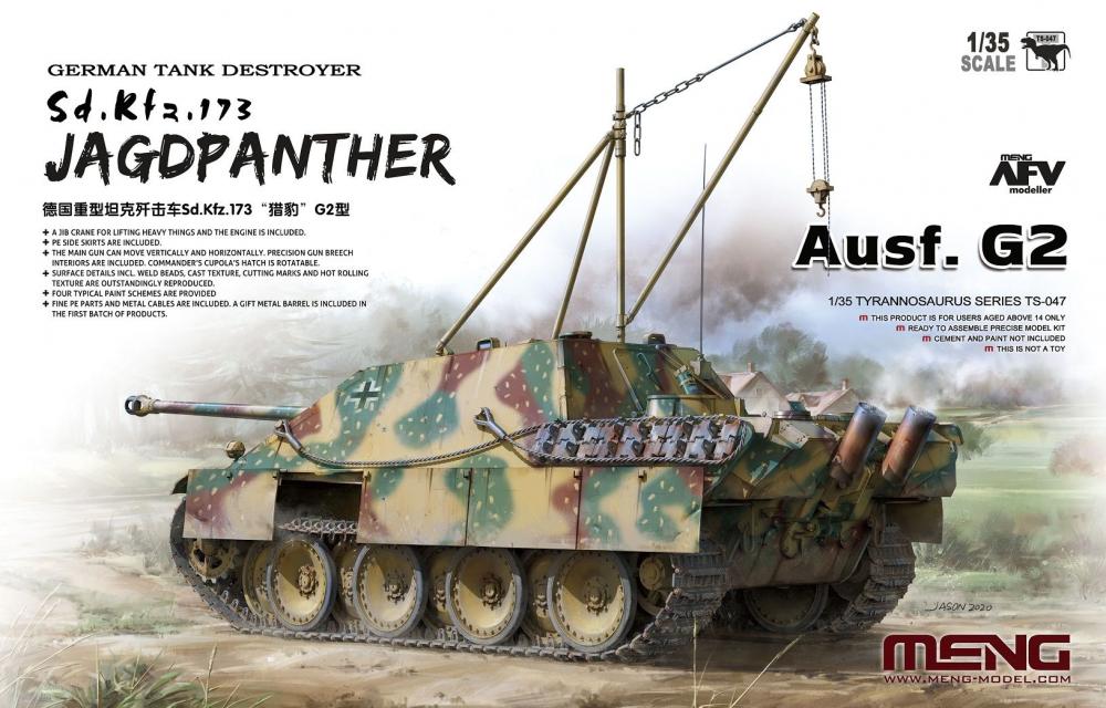 German Tank Destroyer Sd.Kfz.173 Jagdpanther Ausf. G2 von MENG Models