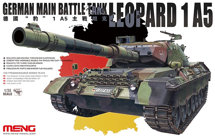 German main Battle Tank Leopard 1 A5 von MENG Models