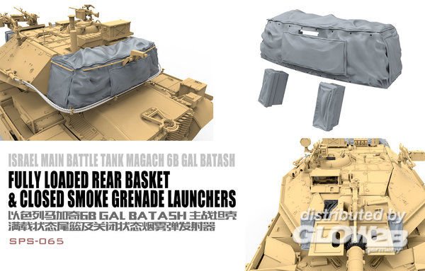 Israel Main Battle Tank Magach 6B GAL BATASH - Fully Loaded Rear Basket von MENG Models