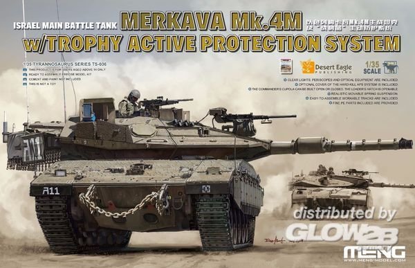 Israel Main Battle Tank merkava Mk.4M w/Trophy Active Protection System von MENG Models