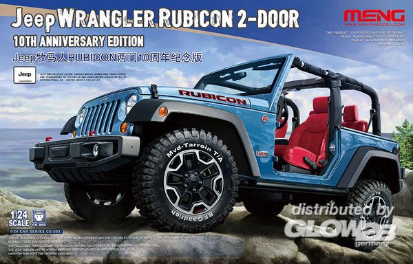 Jeep Wrangler Rubicon 2-Door 10th Anniversary Edition von MENG Models