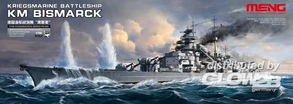 Kriegsmarine Battleship KM Bismarck von MENG Models