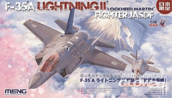 Lockheed Martin F-35A Lightning II Fight JASDF ** Anleitung japanisch ** von MENG Models