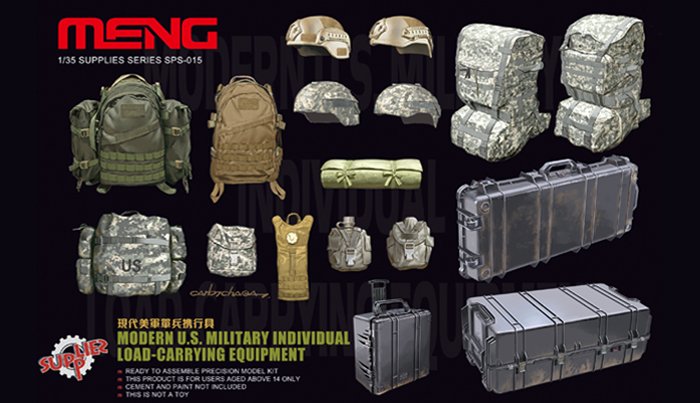 Modern U.S. Military individual load-car von MENG Models