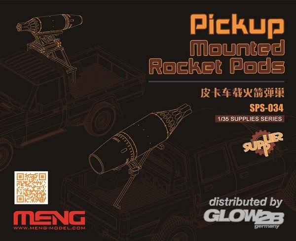 Pickup Mounted Rocket Pods (Resin) von MENG Models