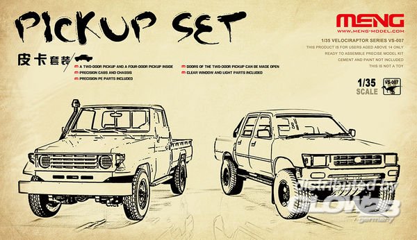 Pickup Set von MENG Models