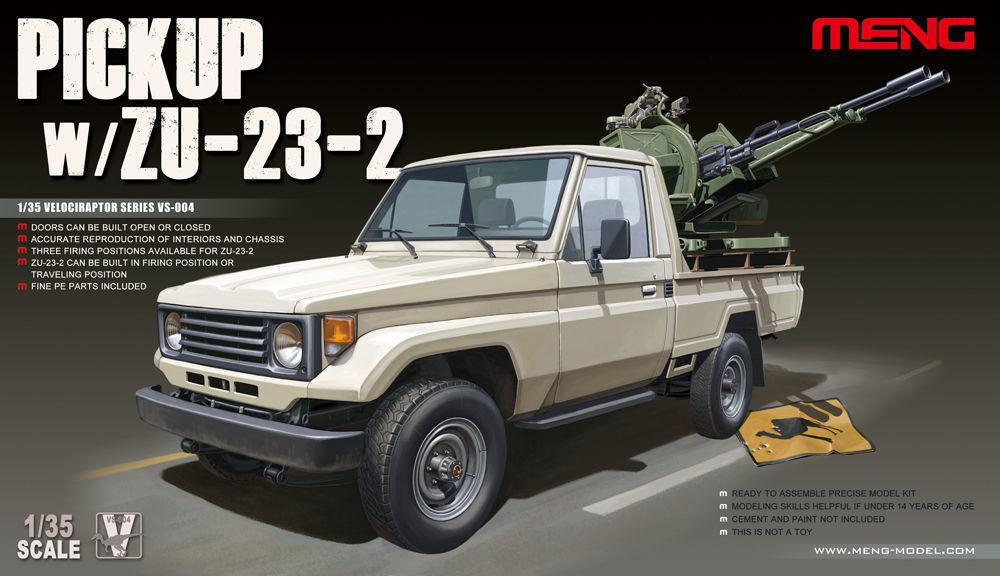 Pickup w/ZU-23-2 von MENG Models