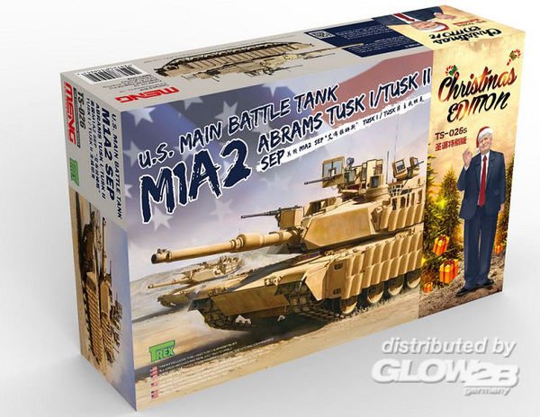 U.S. Main Battle Tank M1A2 SEP Abrams TUSK I/TUSK II - Limited Christmas Edit U.S. Main Battle Tank M1A2 SEP Abrams TUSK I/TUSK II - Limited Christmas Edit von MENG Models