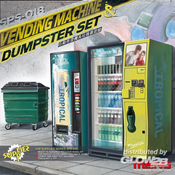 Vending Machine & Dumster Set Vending Machine & Dumster Set von MENG Models