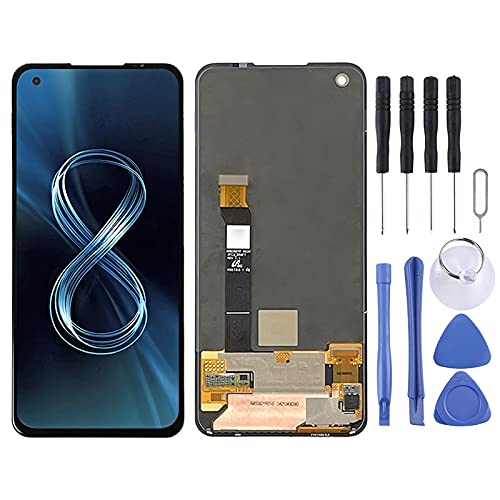 AMOLED LCD-Bildschirm für Asus Zenfone 8 ZS590KS-2A007EU I006D mit Digitalisierer Vollbaugruppe (schwarz) von MENGHONGLLI Phone Screen