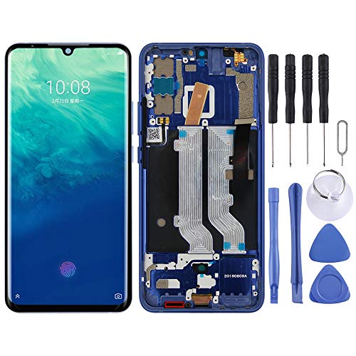 MENGHONGLLI AMOLED Material LCD -Bildschirm und Digitalisierer Vollmontage mit Rahmen für ZTE Axon 10 Pro (4G -Version) (blau) von MENGHONGLLI