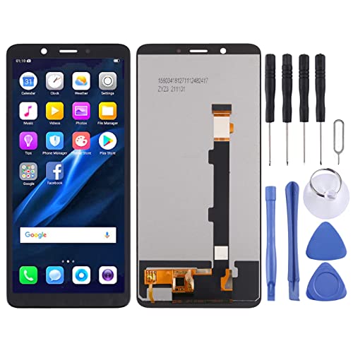 MENGHONGLLI Handy-LCD-Anzeige LCD-Bildschirm und Digitizer Vollmontage für Oppo F7 Jugend/Realme 1 CPH1859, CPH1861, 1861 Telefon-Touchscreen von MENGHONGLLI