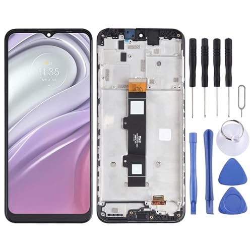 TFT LCD-Bildschirm für Motorola Moto G20 XT2128-1 XT2128-2 Digitalisierer Vollmontage mit Rahmen (schwarz) von MENGHONGLLI