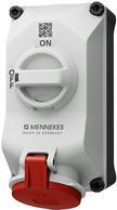 MENNEKES 5603506G Wandsteckdose DUO 32A5P6h 400V IP44 (5603506G) von MENNEKES