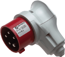 MENNEKES Elektrotechnik GmbH & Co. KG 16A5P 6H400V Winkelstecker 3982 VarioTOP IP44 (3982) von MENNEKES