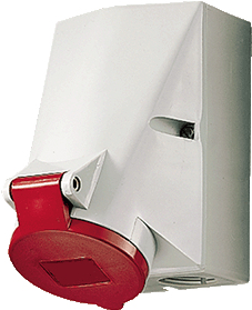 MENNEKES Elektrotechnik GmbH & Co. KG 20162A Steckdose Rot - Weiß (20162A) von MENNEKES