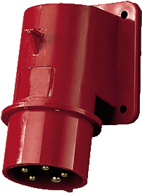 MENNEKES Elektrotechnik GmbH & Co. KG CEE-Aufbaustecker 391 32A5P 6H400V IP44 (391) von MENNEKES