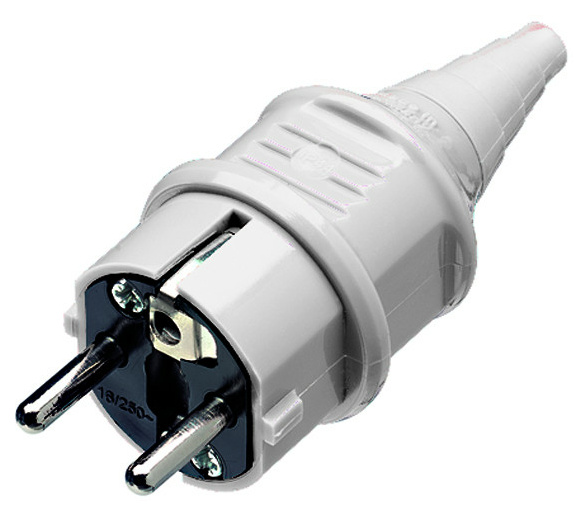 Mennekes 10749 Stecker SCHUKO grau 16A2p+E 230V Mennekes 10749 Stecker SCHUKO grau 16A2p+E 230V von MENNEKES