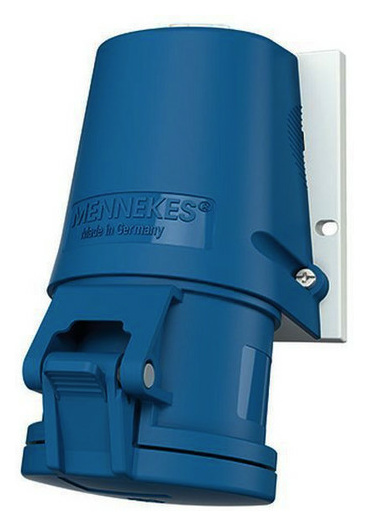 Mennekes 1346 Wanddose TwinCONTACT 32A3p 6H230V von MENNEKES