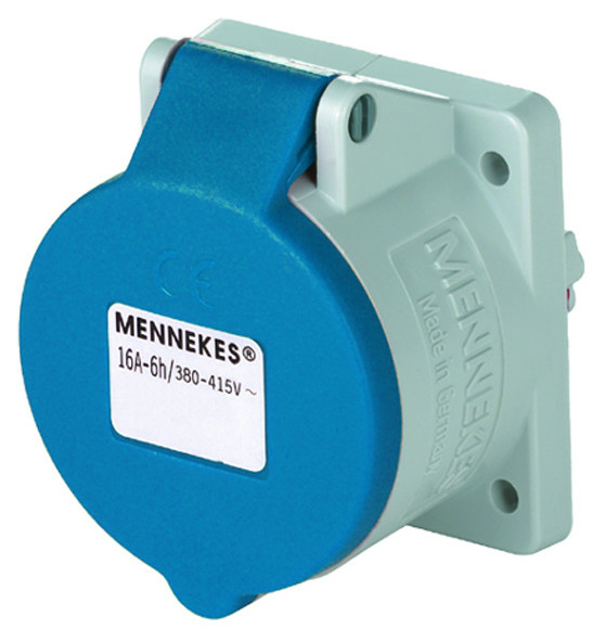 Mennekes 1668 Anbaudose-TwinCONTACT 16A3p 6H230V von MENNEKES