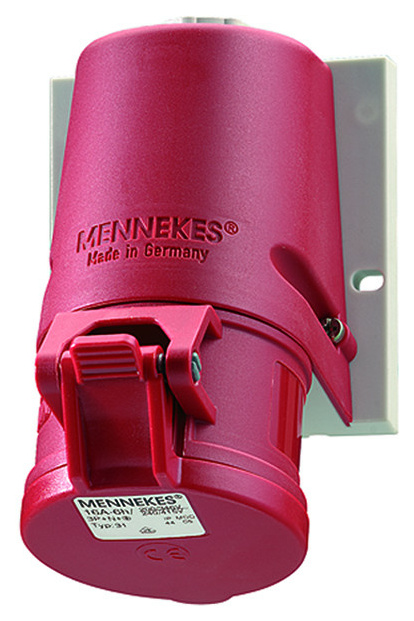 Mennekes 32 CEE-Wanddose 32A5P 6H400V TwinCONTACT Mennekes 32 CEE-Wanddose 32A5P 6H400V TwinCONTACT von MENNEKES