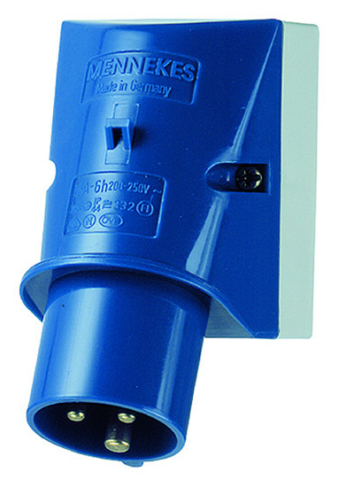 Mennekes 332 Wandstecker 16A3p 6H230V IP44 Mennekes 332 Wandstecker 16A3p 6H230V IP44 von MENNEKES