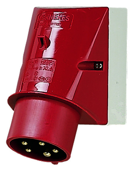 Mennekes 354 Wandstecker 32A5p 6H400V IP44 Mennekes 354 Wandstecker 32A5p 6H400V IP44 von MENNEKES