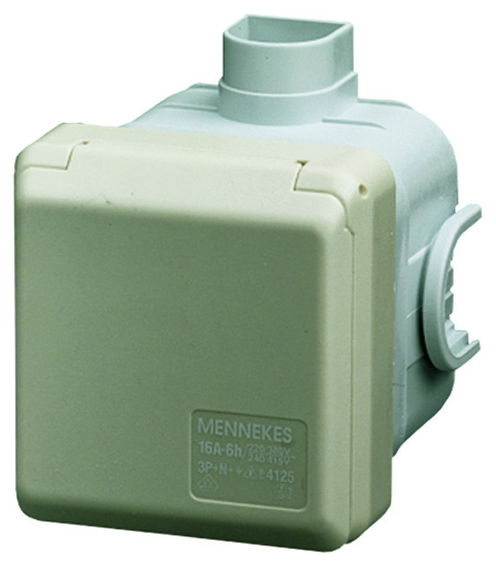 Mennekes 4122 Cepex-Unterputzsteckdose 16A3P 230V von MENNEKES