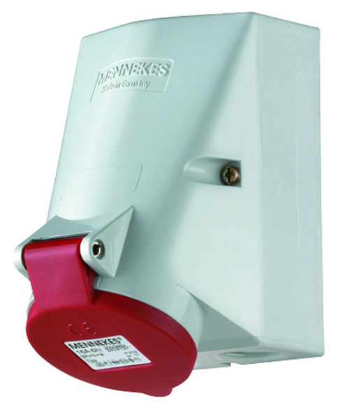 Mennekes 422 Wanddose TwinCONTACT 32A5p 6H400V von MENNEKES