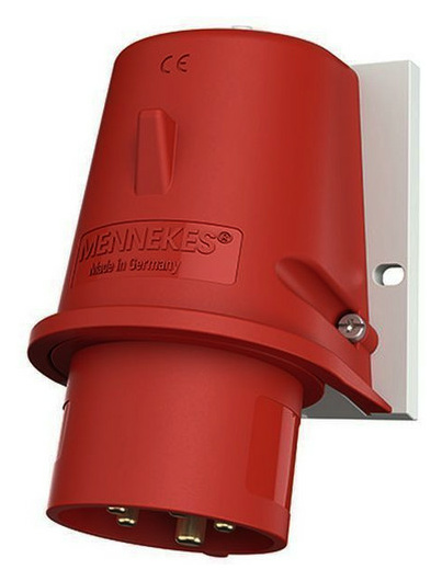 Mennekes 804 Wandstecker 32A5p 6H400V IP44 Mennekes 804 Wandstecker 32A5p 6H400V IP44 von MENNEKES