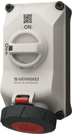 Mennekes Wandsteckdose DUO R 5704403G 32A4P3h 440V IP67 1 (5704403G) von MENNEKES