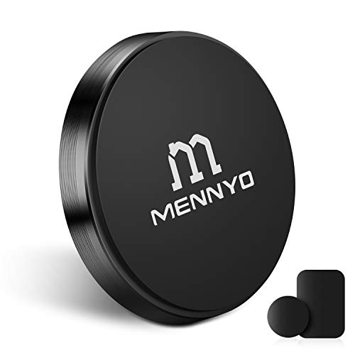 MENNYO Magnet KFZ Handy Halterung, 1 Pack Universal Handyhalter Auto mit Metallplatte Selbstklebender Auto Handyhalter Kompatibel mit iPhone 14/13/12/11/X/Xs/Xs Max /8,Samsung,Huawei Usw. von MENNYO