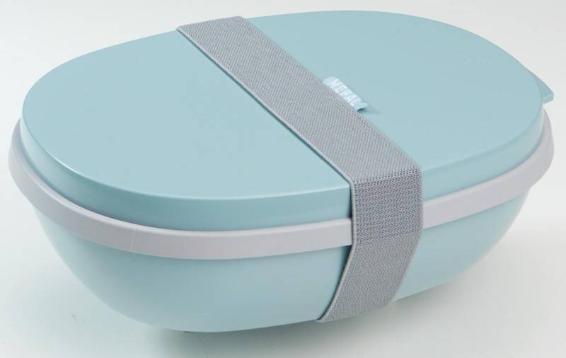 MEPAL Lunchbox Ellipse duo 7.5 cm hoch 825 + 600 ml nordic green von MEPAL