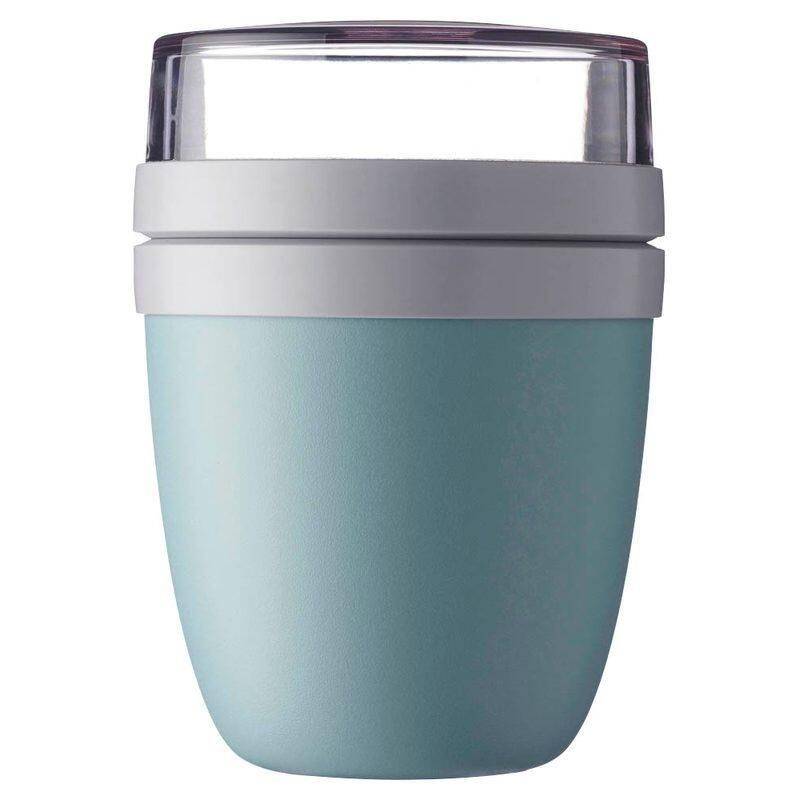 MEPAL Lunchpot Ellipse Speisebehälter 10.7 cm 500 + 200 ml grün von MEPAL