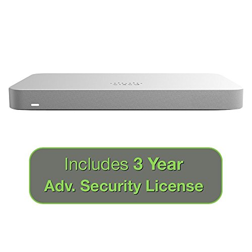 Cisco meraki V klein Ast Security Appliance, 250 Mbps FW, 12 x GbE Ports – inkl. 3 Jahre Advanced Security Lizenz von MERAKI
