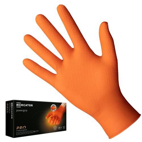 Ideall GRIP+ ORANGE, Größe:XXL - 50 Stück, Farbe:PowerGrip Orange Ideall GRIP+ ORANGE, Größe:XXL - 50 Stück, Farbe:PowerGrip Orange von MERCATOR MEDICAL