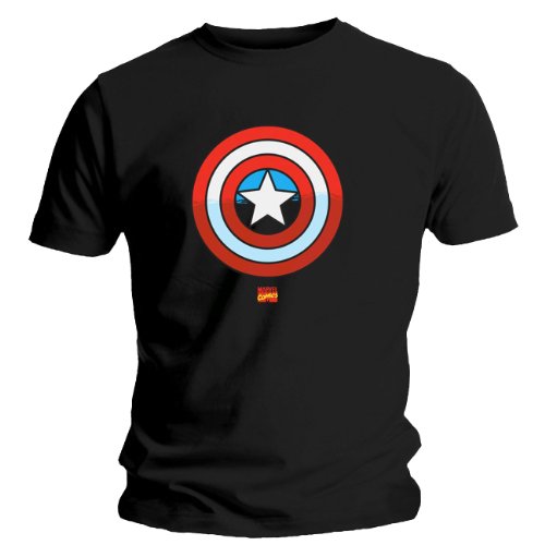 Shield T-Shirt (Blk,Xl,Male) von MERCHANDISING